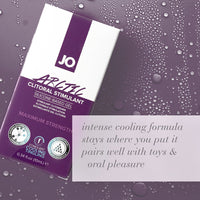 JO Arctic Clitoral Gel - Cooling - Stimulant (Silicone-Based) 0.34 fl oz / 10 ml