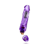 Blush Naturally Yours Wild Ride Realistic 9 in. Vibrating Dildo Purple