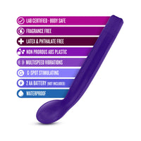 Blush Sexy Things G Slim Multispeed Slimline G-Spot Vibrator Purple