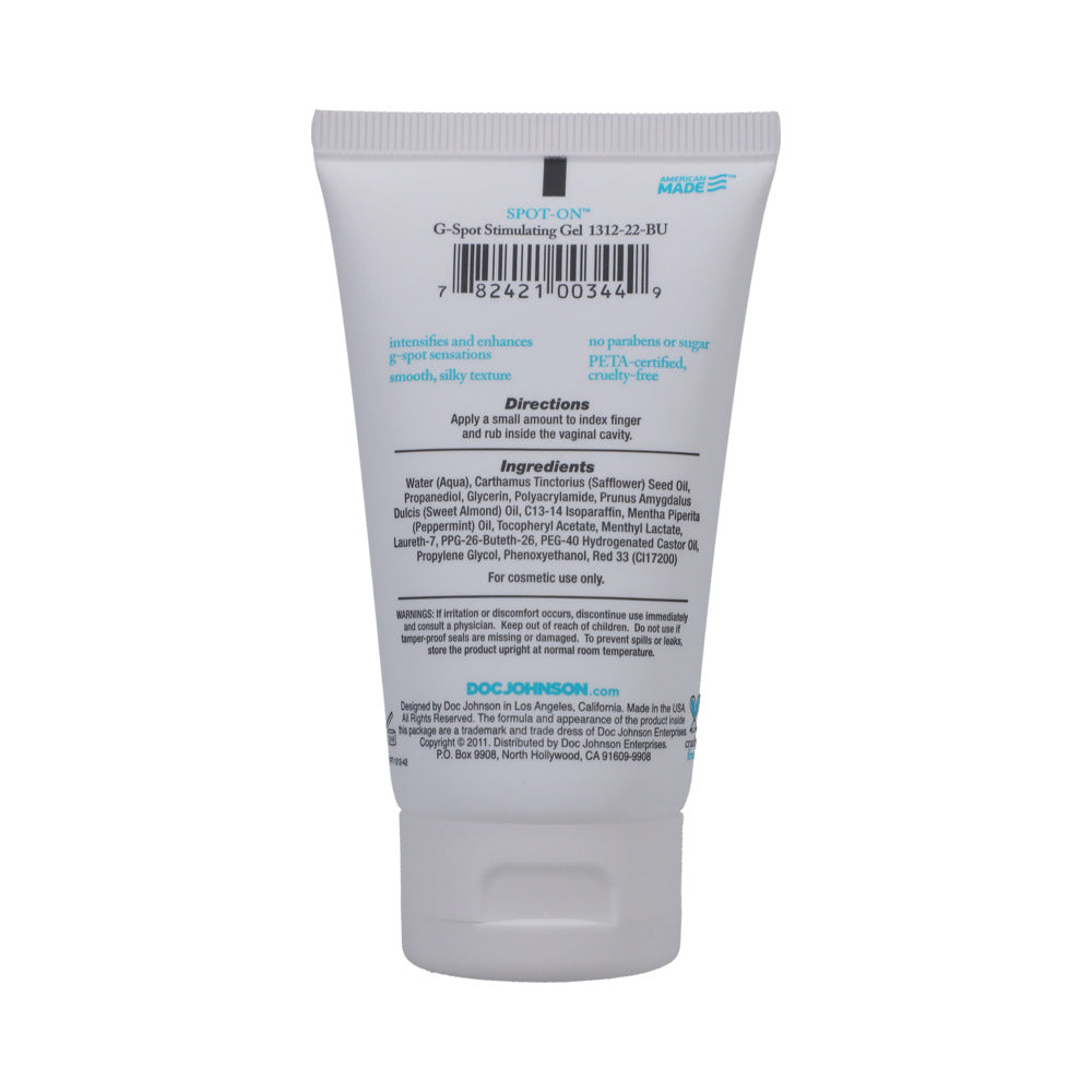 Spot-On G-Spot Stimulating Gel 2oz.