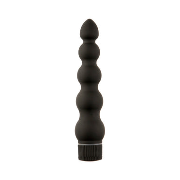 Black Magic 7in Ribbed Vibrator