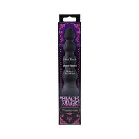 Black Magic 7in Ribbed Vibrator