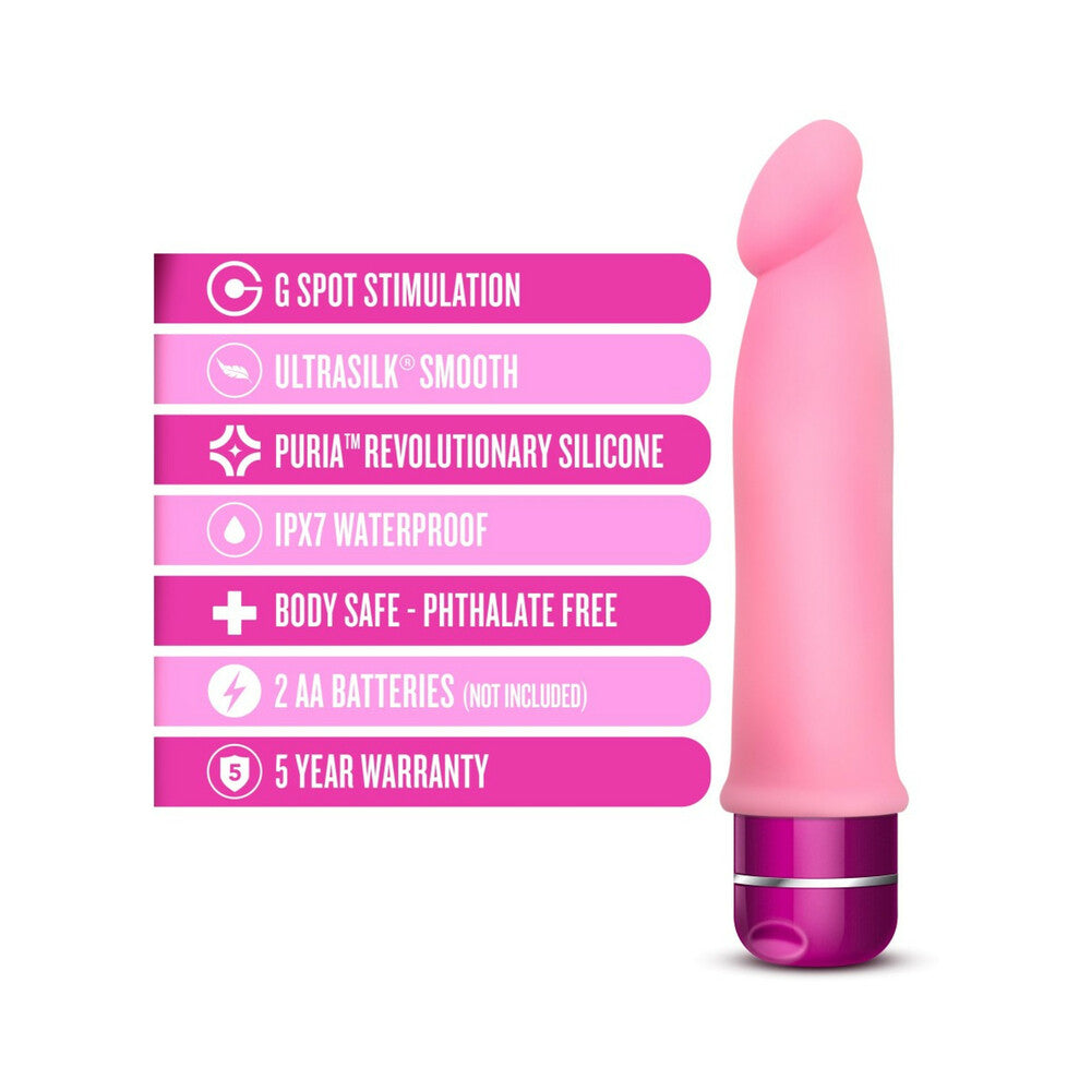 Blush Luxe Purity Silicone Vibrator Pink