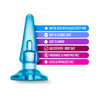 Blush B Yours Basic Anal Plug Blue