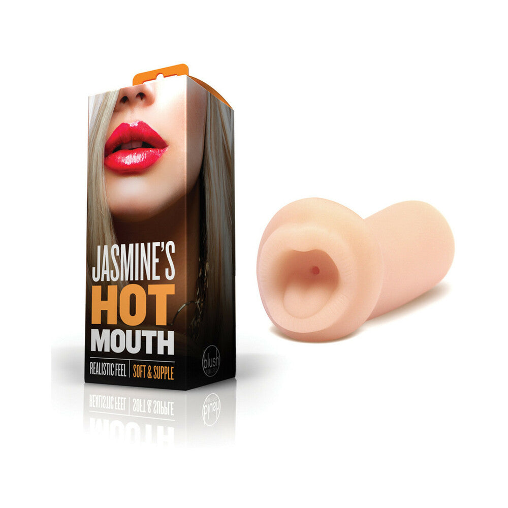 Blush X5 Men Jasmine's Hot Mouth Oral Stroker Beige