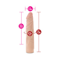 Blush X5 Plus Realistic 7.5 in. Posable Dildo Beige