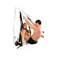 Pipedream Fetish Fantasy Series Adjustable Deluxe Fantasy Door Swing Black