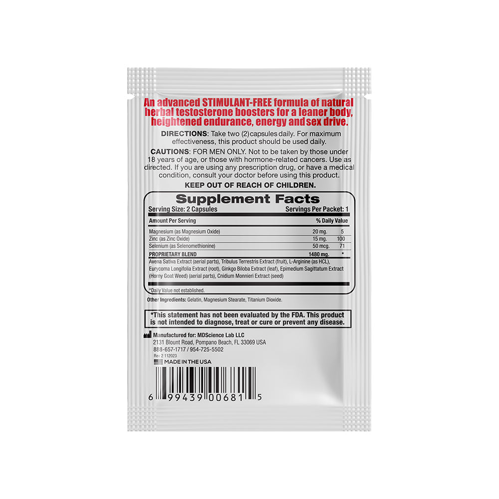 Swiss Navy MaxTestosterone Pill - 2 Pack