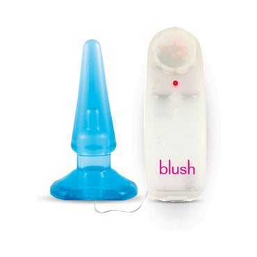 Blush B Yours Basic Anal Pleaser Remote-Controlled Vibrating Anal Plug Blue