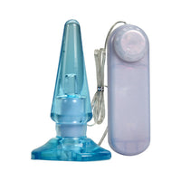 Blush B Yours Basic Anal Pleaser Remote-Controlled Vibrating Anal Plug Blue