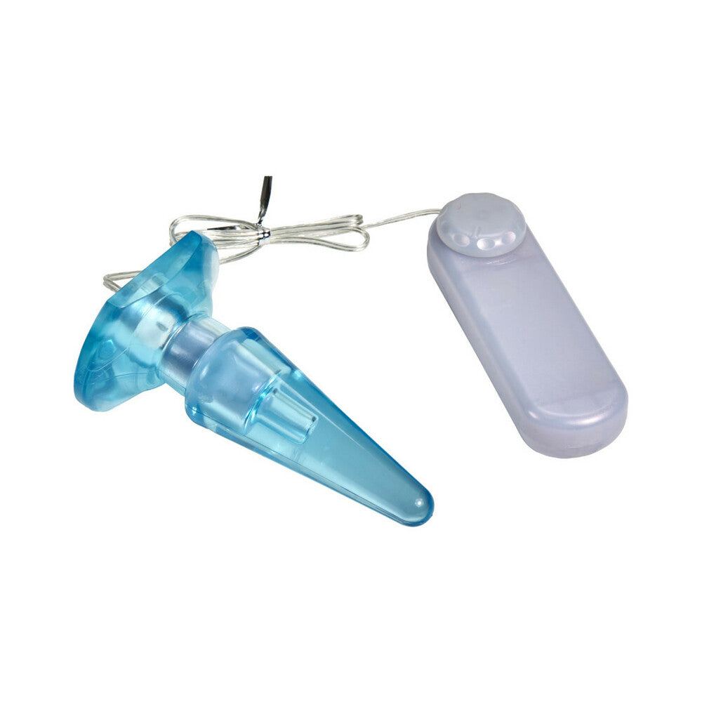 Blush B Yours Basic Anal Pleaser Remote-Controlled Vibrating Anal Plug Blue