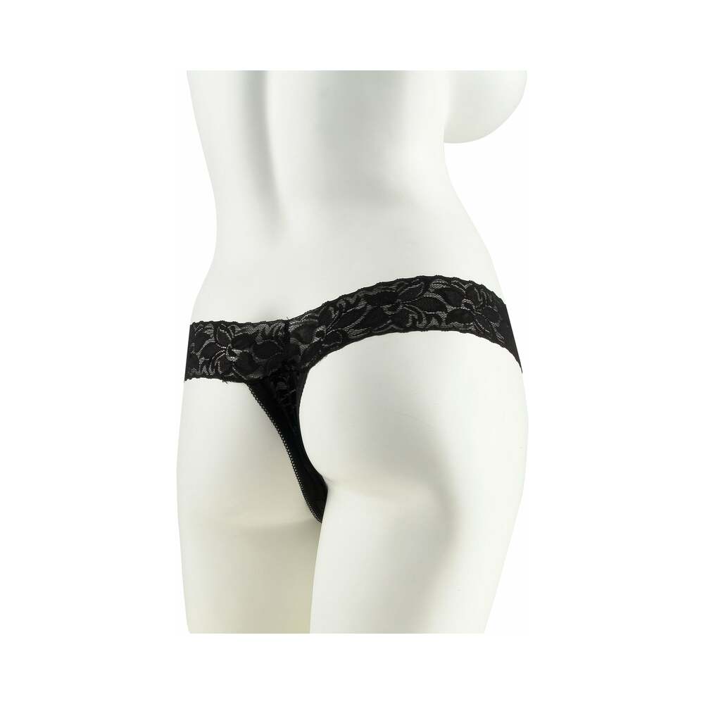 Pipedream Fetish Fantasy Series Limited Edition Plus Size Remote Control Vibrating Panties Black