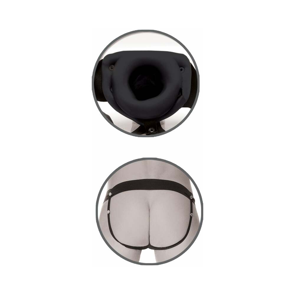 Pipedream Fetish Fantasy Series Limited Edition 6 in. Hollow Strap-On Black
