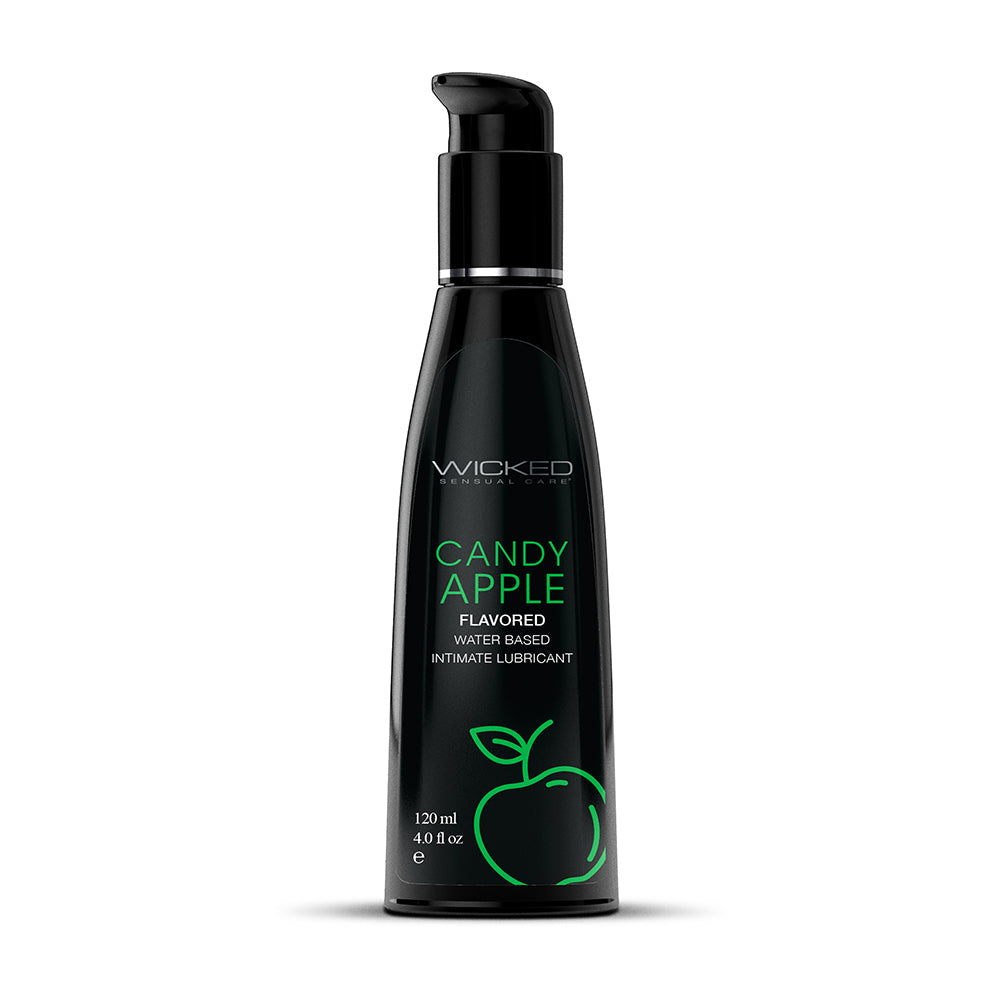 Wicked Aqua Candy Apple Water Based Lubricant 4 oz.