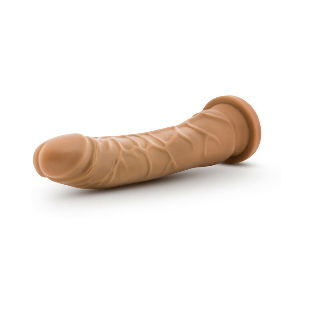 Blush Au Naturel Roberto 9.5 in. Posable Dual Density Dildo with Suction Cup Tan