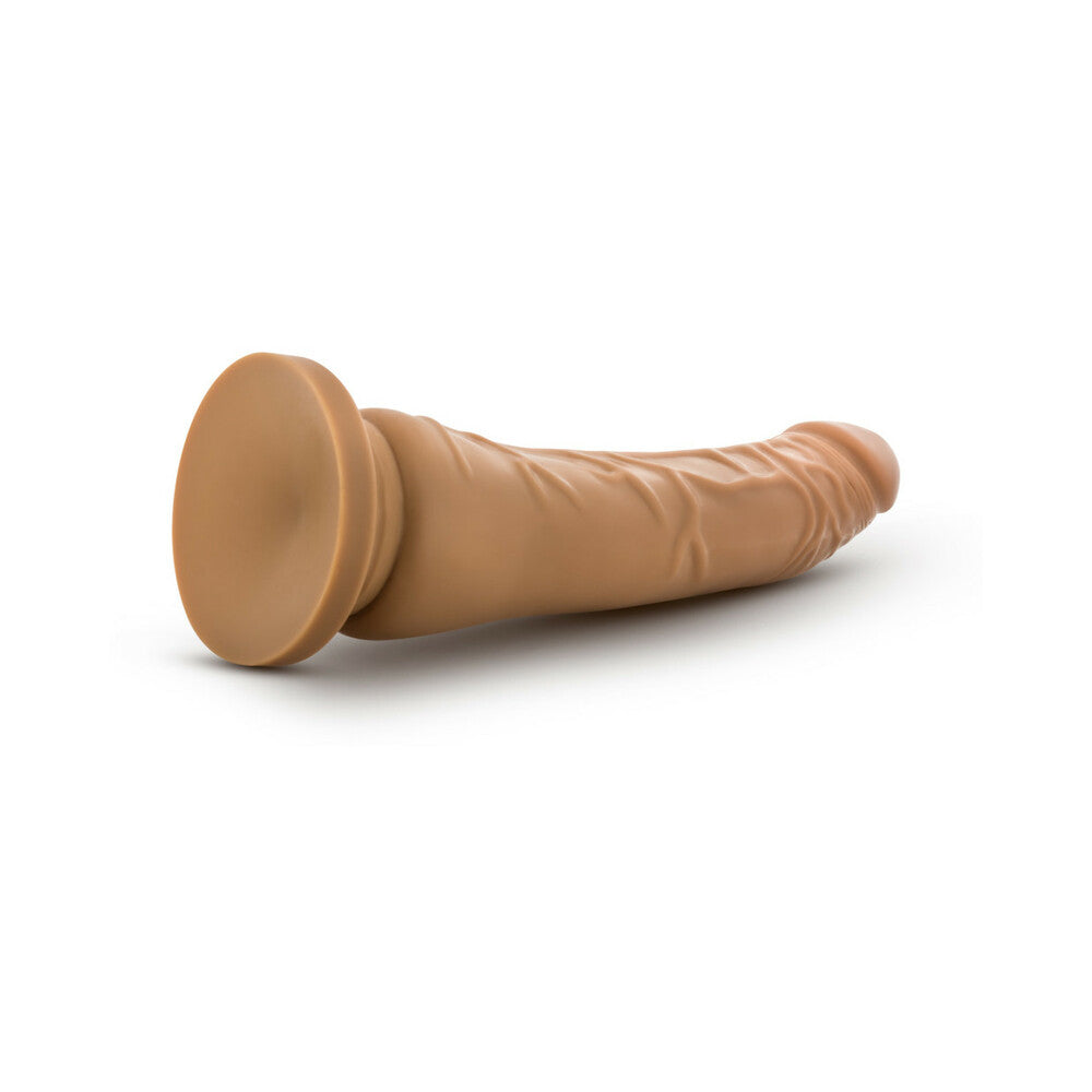 Blush Au Naturel Roberto 9.5 in. Posable Dual Density Dildo with Suction Cup Tan