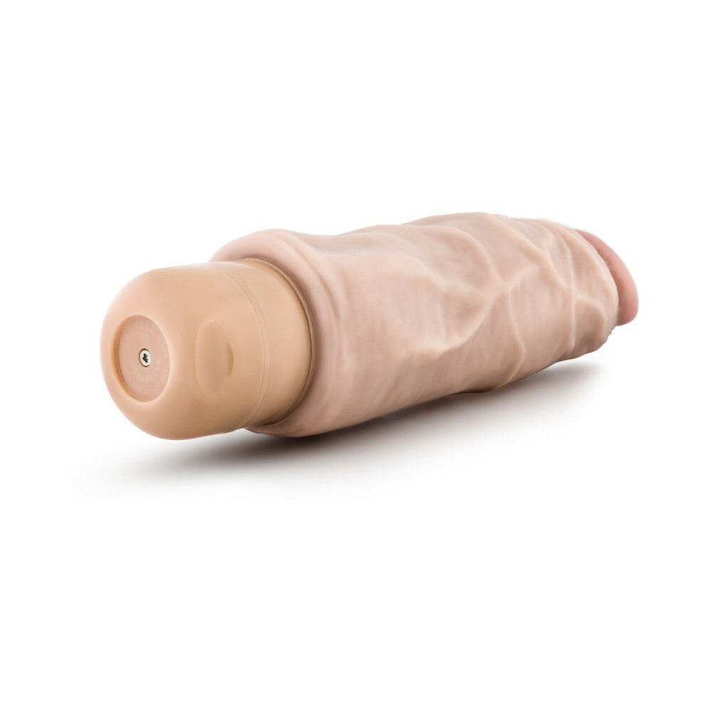 Blush Dr. Skin Vibe 9 Realistic 7.5 in. Vibrating Dildo Beige