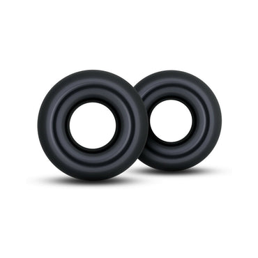 Blush Stay Hard Donut Rings Oversized Cockring 2-Pack Black