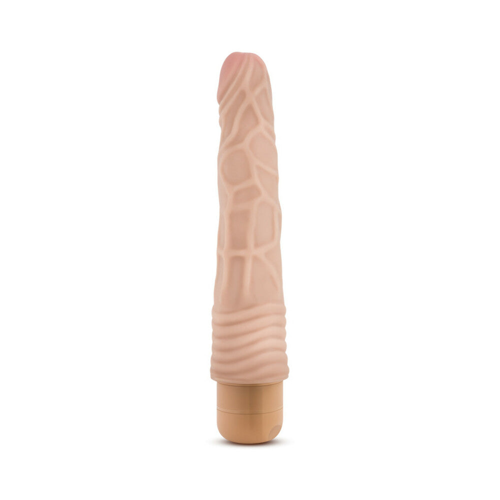 Blush Dr. Skin Vibe 2 Realistic 9 in. Vibrating Dildo Beige