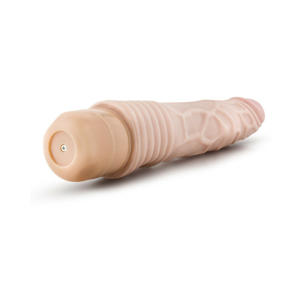 Blush Dr. Skin Vibe 2 Realistic 9 in. Vibrating Dildo Beige