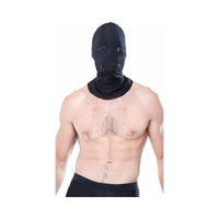 Pipedream Fetish Fantasy Series Zipper Face Hood Black