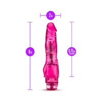 Blush B Yours Vibe 4 Realistic 8 in. Vibrating Dildo Pink