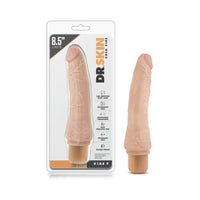 Blush Dr. Skin Vibe 7 Realistic 8.5 in. Vibrating Dildo Beige