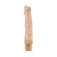 Blush Dr. Skin Vibe 6 Realistic 8.75 in. Vibrating Dildo Beige