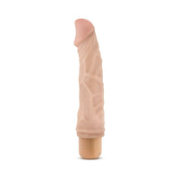 Blush Dr. Skin Vibe 6 Realistic 8.75 in. Vibrating Dildo Beige