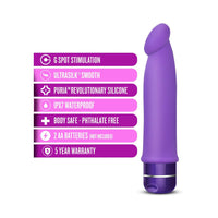 Blush Luxe Purity Silicone Vibrator Purple