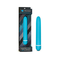 Blush Rose Luxuriate Classic Slimline Vibrator Blue