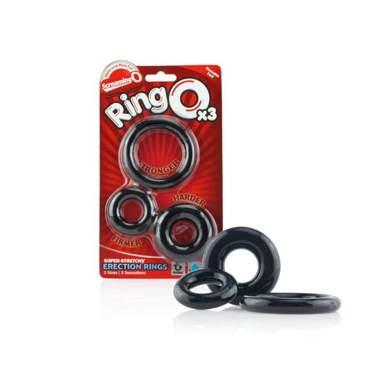 Screaming O RingO 3pk Black (Box/6)