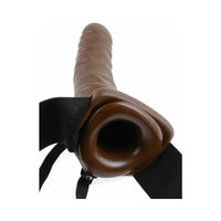 Pipedream Fetish Fantasy Series 8 in. Hollow Strap-On Brown/Black