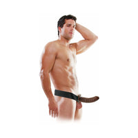 Pipedream Fetish Fantasy Series 8 in. Hollow Strap-On Brown/Black