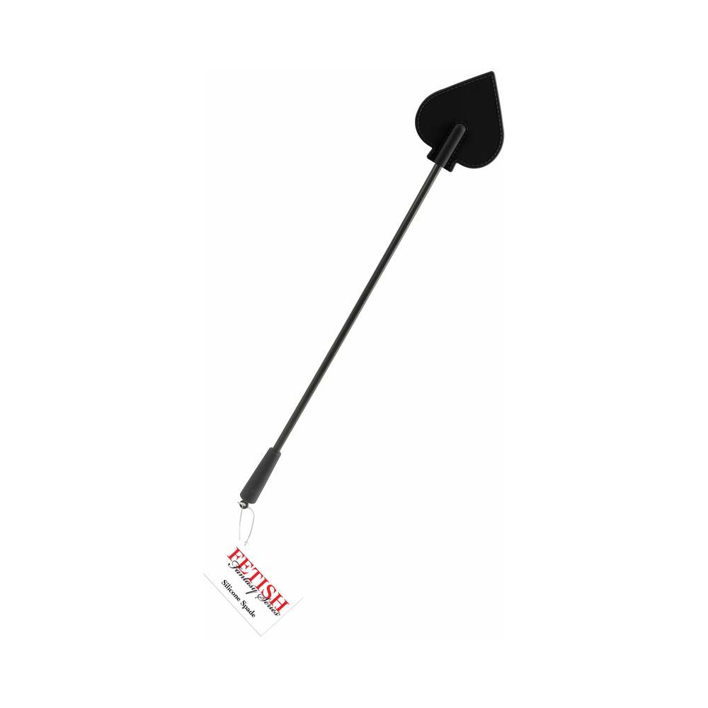 Pipedream Fetish Fantasy Series Silicone Spade Crop Black
