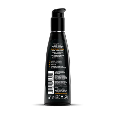 Wicked Aqua Salted Caramel Water Based Lubricant 4 oz.