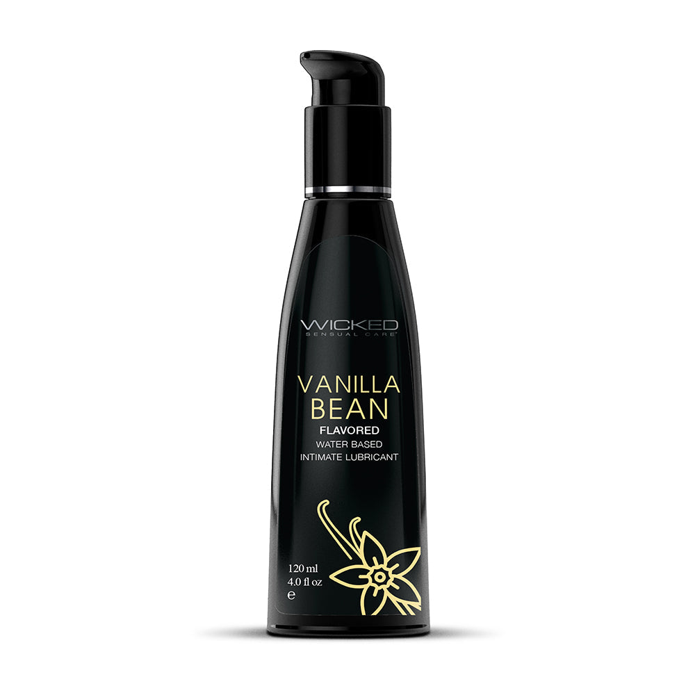 Wicked Aqua Vanilla Bean Water Based Lubricant 4 oz.