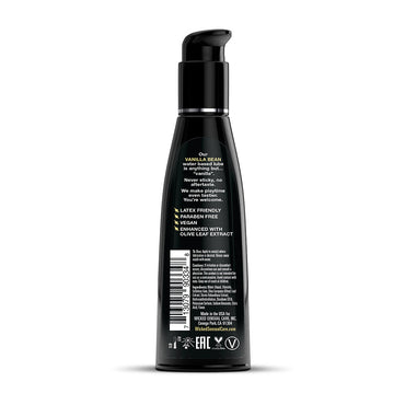 Wicked Aqua Vanilla Bean Water Based Lubricant 4 oz.