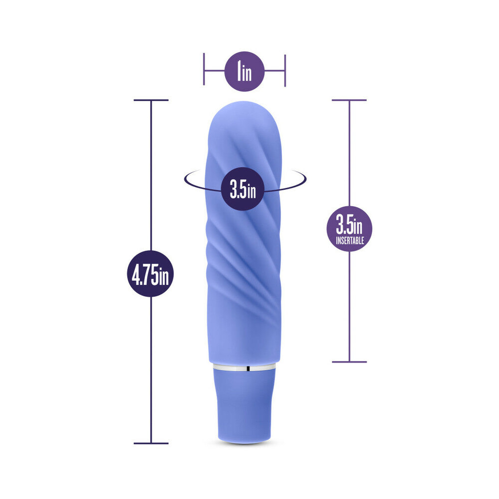 Blush Luxe Nimbus Mini Silicone Vibrator Periwinkle