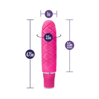 Blush Luxe Cozi Mini Silicone Slimline Vibrator Fuchsia