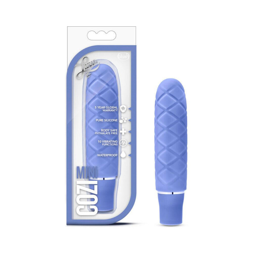 Blush Luxe Cozi Mini Silicone Slimline Vibrator Periwinkle