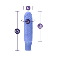 Blush Luxe Cozi Mini Silicone Slimline Vibrator Periwinkle