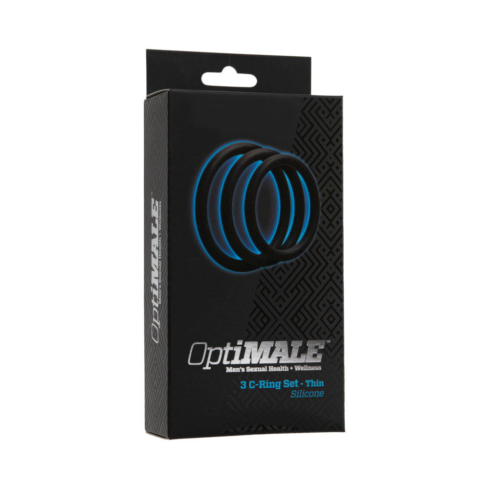 OptiMALE ñ 3 C-Ring Set ñ Thin Black