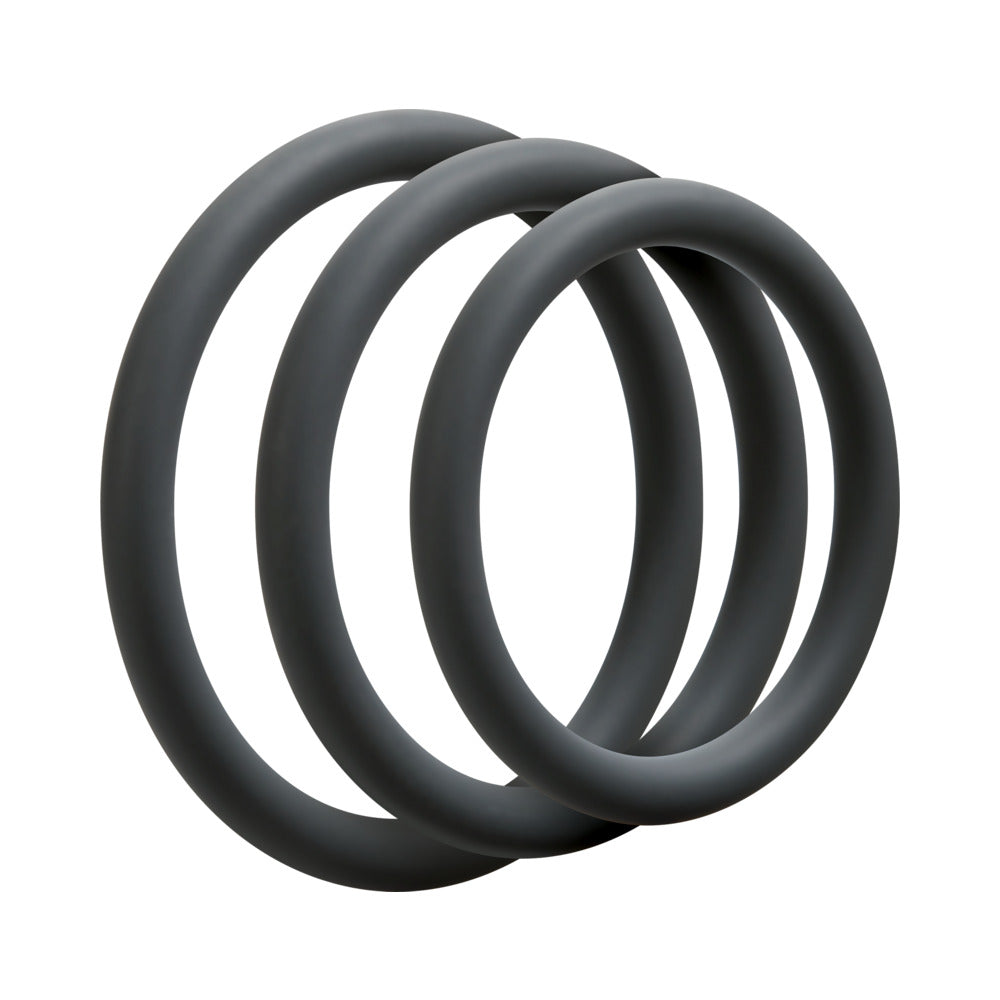 OptiMALE ñ 3 C-Ring Set ñ Thin Slate