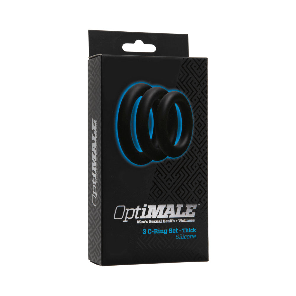OptiMALE ñ 3 C-Ring Set ñ Thick Black