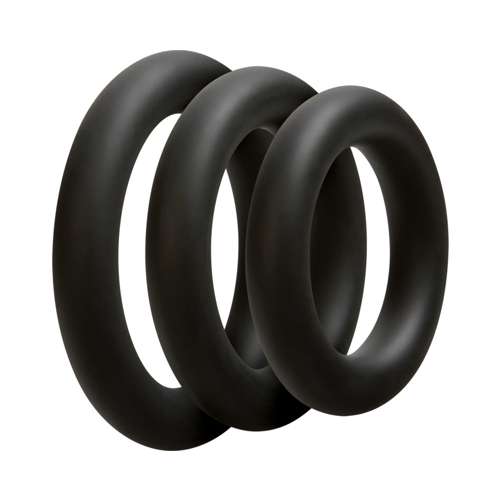 OptiMALE ñ 3 C-Ring Set ñ Thick Black