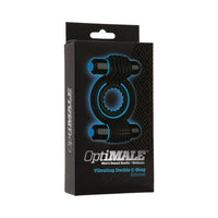 OptiMALE ñ Vibrating Double C-Ring Black