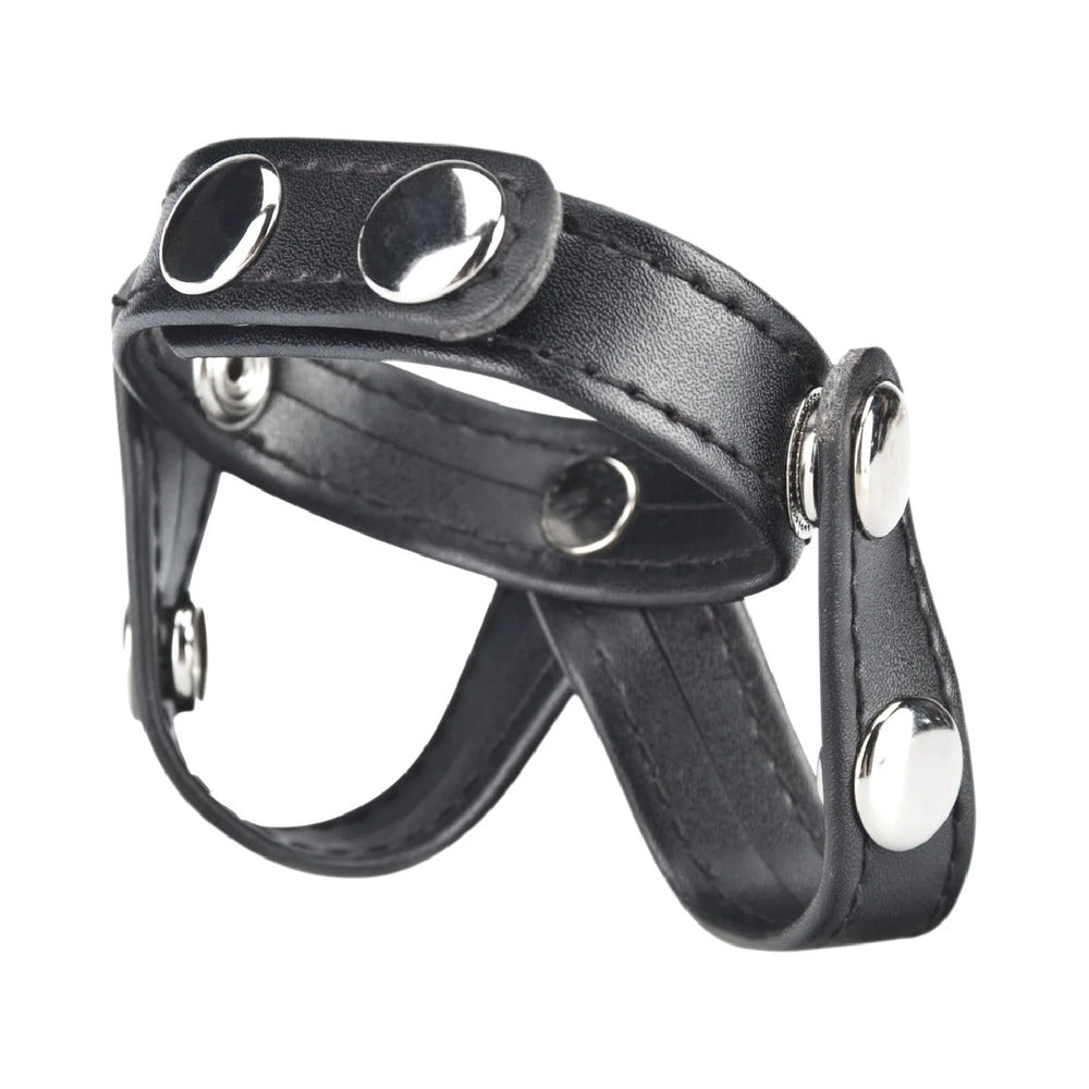 V-Style Cock Ring with Ball Divider