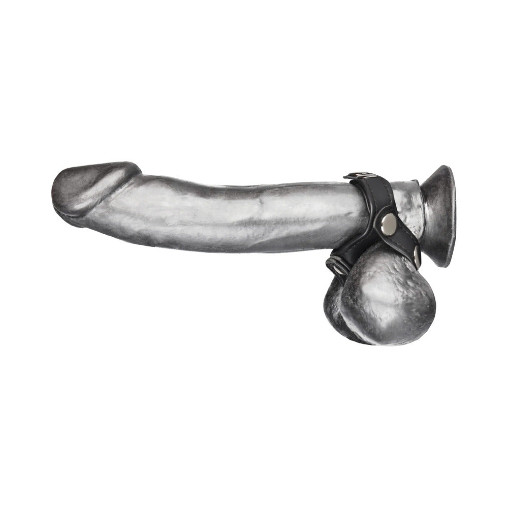 V-Style Cock Ring with Ball Divider