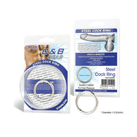 Blue Line C & B Gear Stainless Steel Cock Ring 1.3 in.